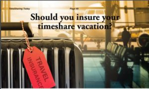 insure your timeshare vacation